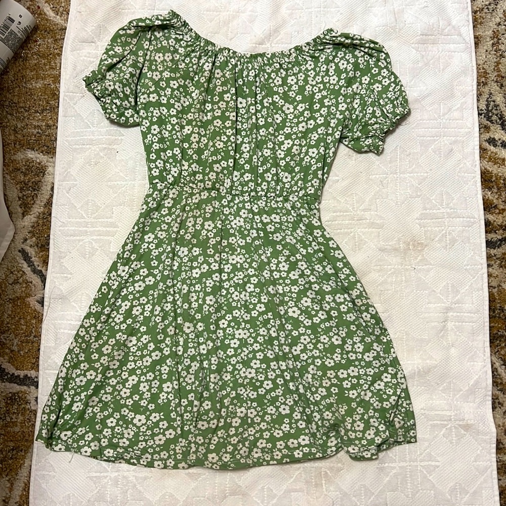Green dress